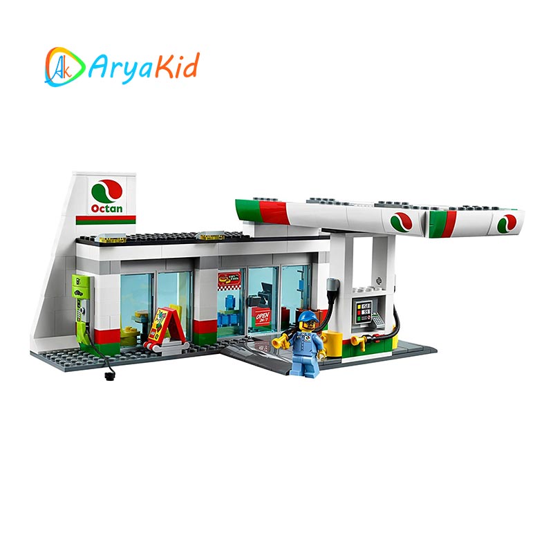 لگو ایستگاه خدمات ۵۱۵ قطعه سری LEGO CITY