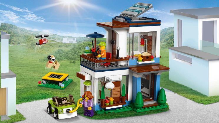 لگو خانه مدرن ۳۸۶ قطعه سری LEGO Creator