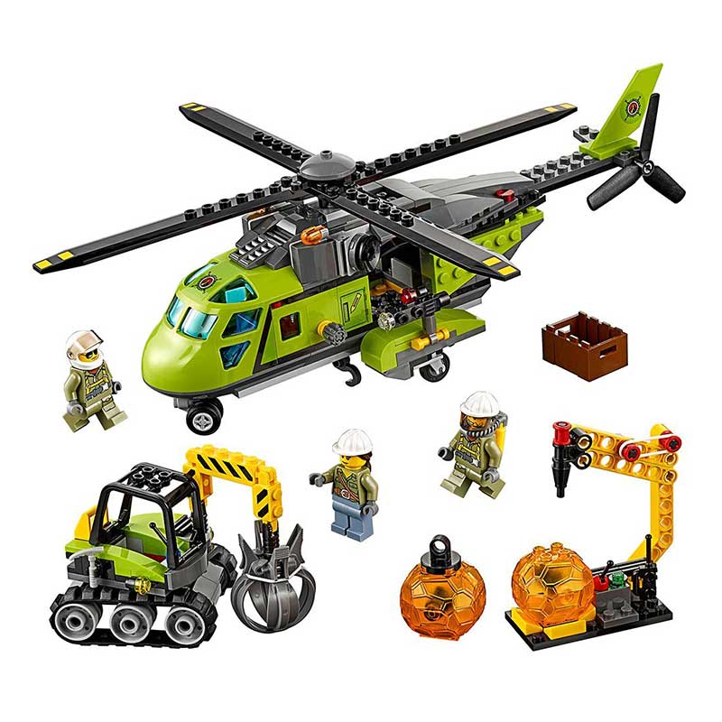 لگو کاوشگران آتشفشان ۳۳۰ قطعه سری LEGO CITY
