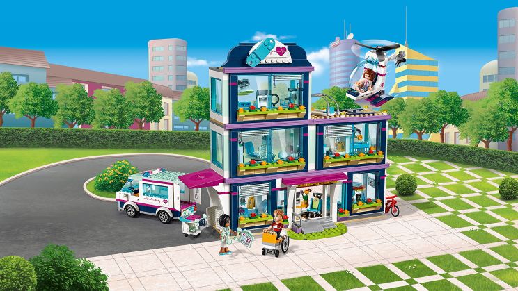 لگو بیمارستان قلب 871 قطعه سری LEGO Friends