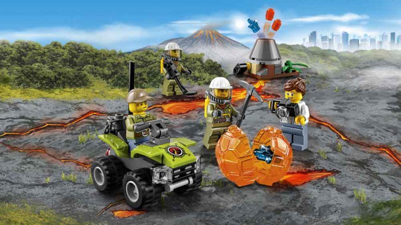 لگو آتشفشان ۸۳ قطعه سری LEGO CITY