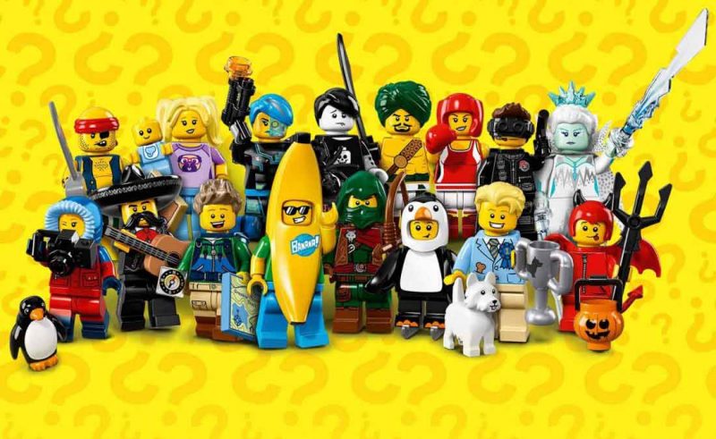 لگو شانسی آدمک ۸ قطعه سری LEGO Minifigures