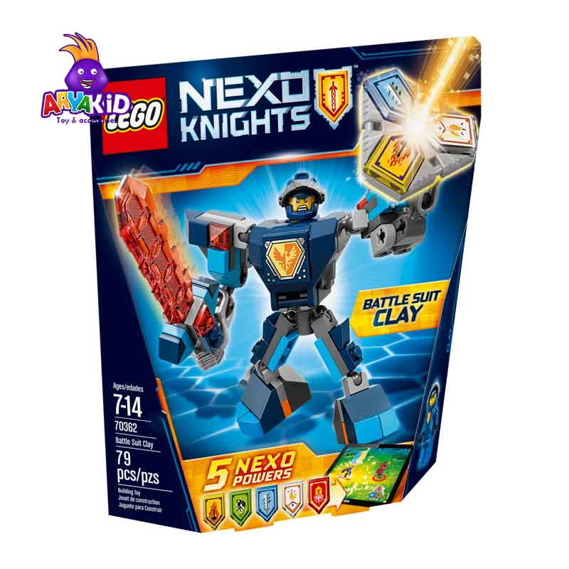 لگو نبرد کلای ۷۹ قطعه سری LEGO NEXO Knights4