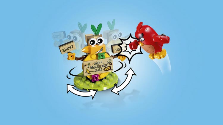 لگو جزیره پرندگان 277 قطعه سری LEGO Angry Birds