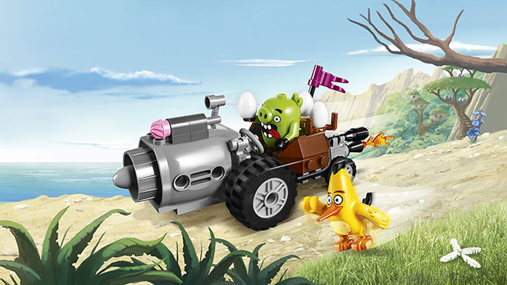 لگو ماشین پیگی ۷۴ قطعه سری The Angry Birds Movie0