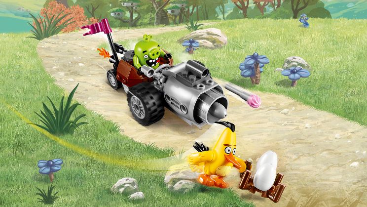 لگو ماشین پیگی ۷۴ قطعه سری The Angry Birds Movie00