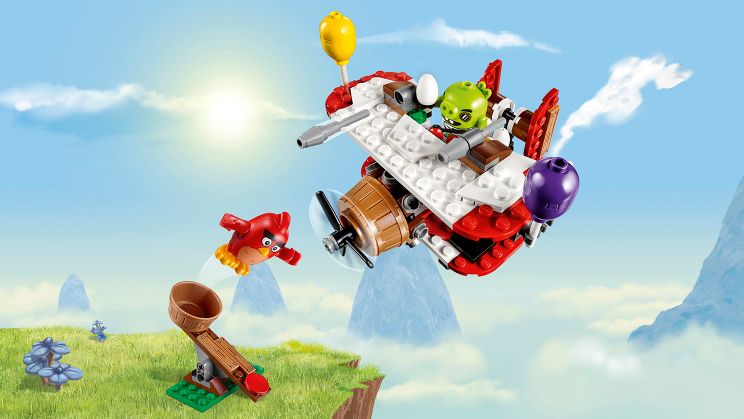 لگو هواپیمای پیگی ۱۶۸ قطعه سری LEGO Angry Birds00