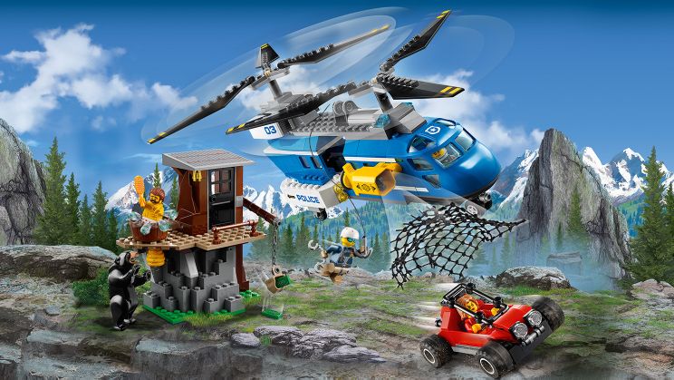 لگو دستگیری در کوهستان ۳۰۳ قطعه سری LEGO CITY0