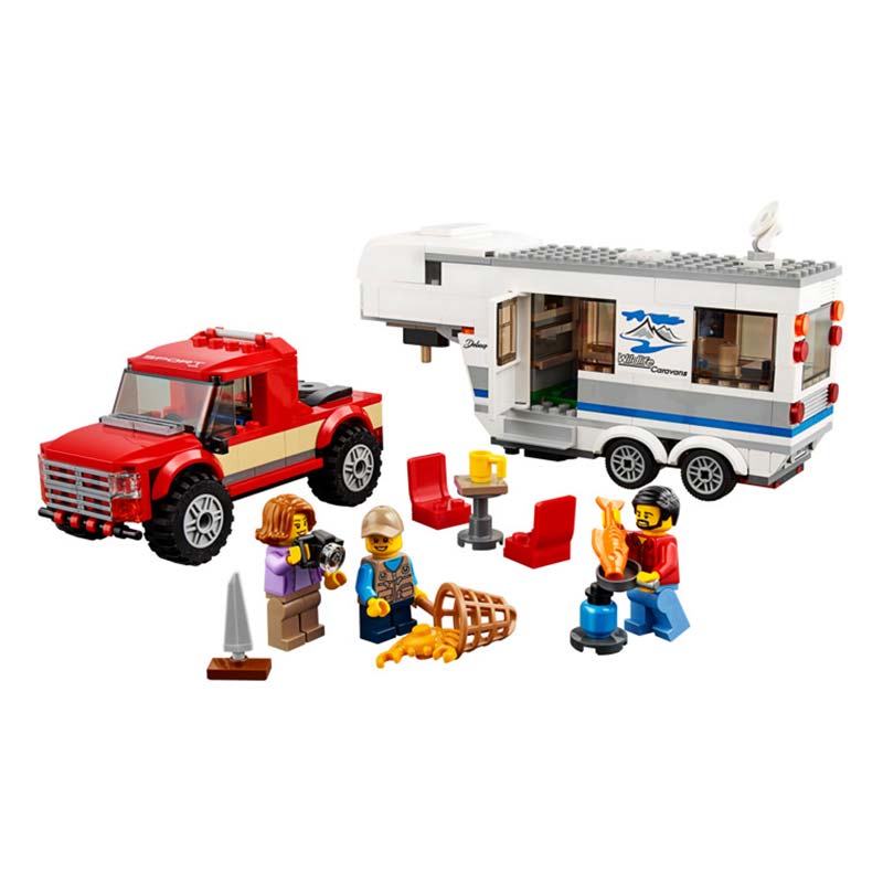 لگو ماشین کاروان ۳۴۴ قطعه سری LEGO CITY