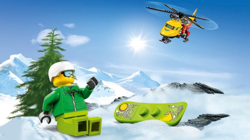 لگو هلیکوپتر آمبولانس ۱۹۰ قطعه سری LEGO CITY7