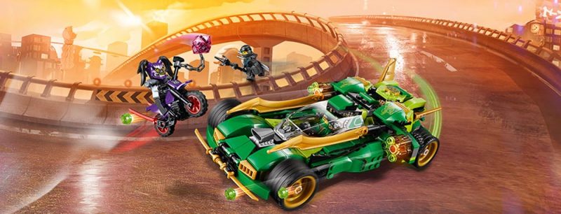 لگو ماشین سبز ۵۵۲ قطعه سری LEGO Ninjago8