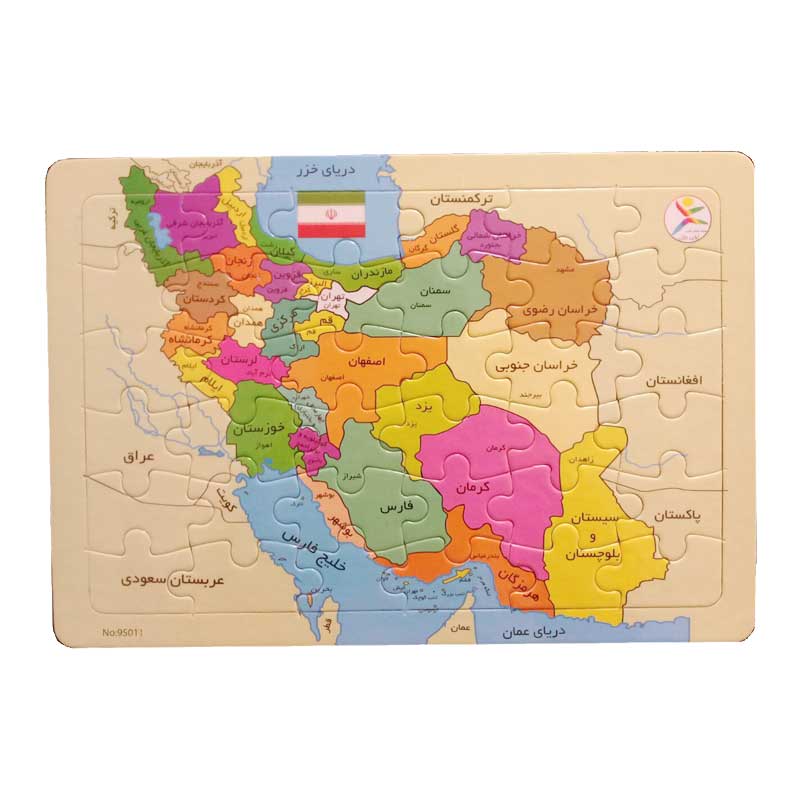 پازل آموزشی نقشه ایران