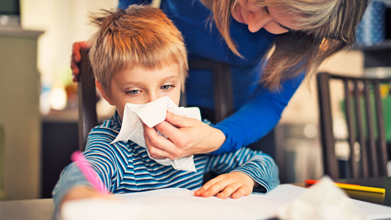 جلوگیری از سرماخوردگی کودکان